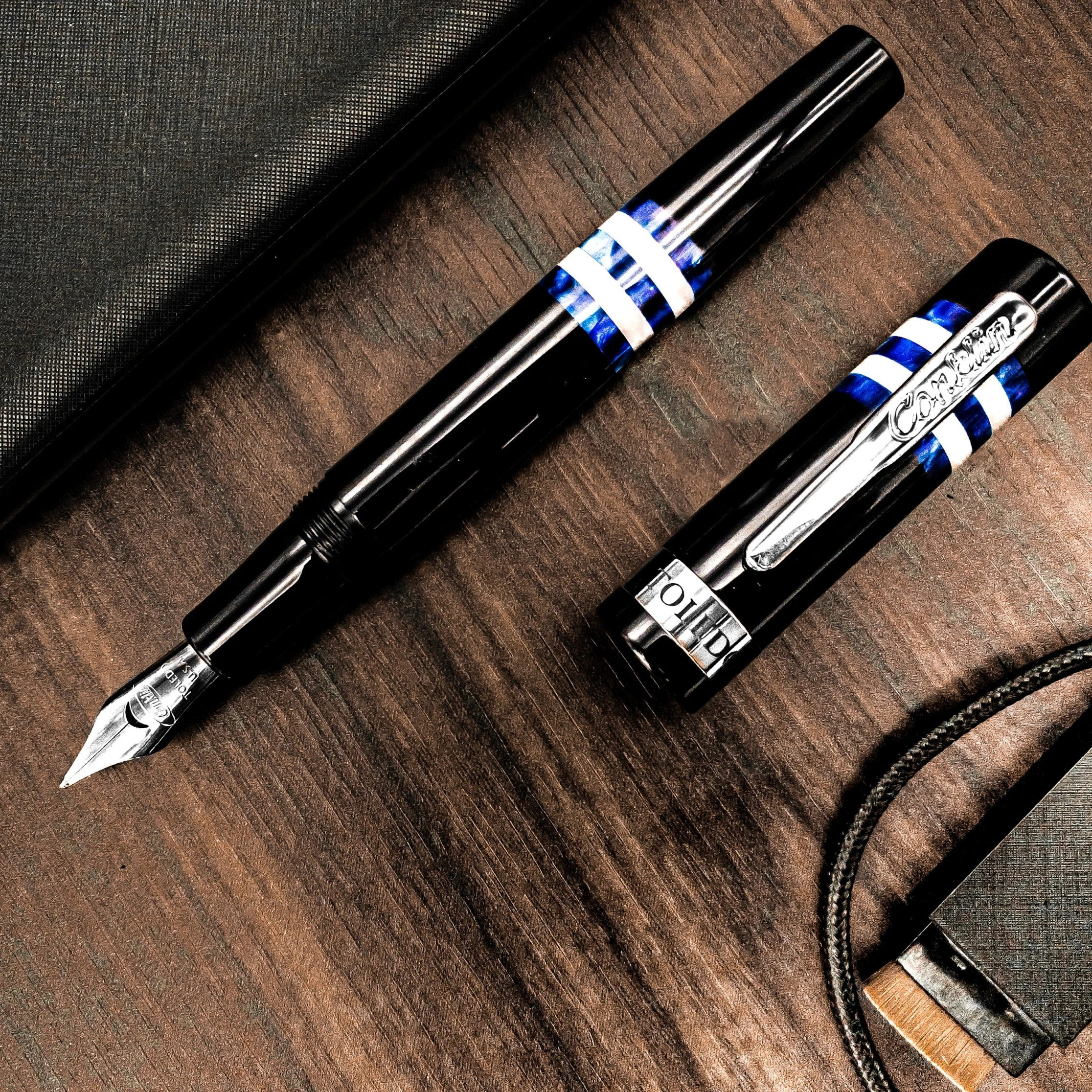 Conklin Toledo Fountain Pen, Blue 3 Conklin Toledo Fountain Pen, Blue