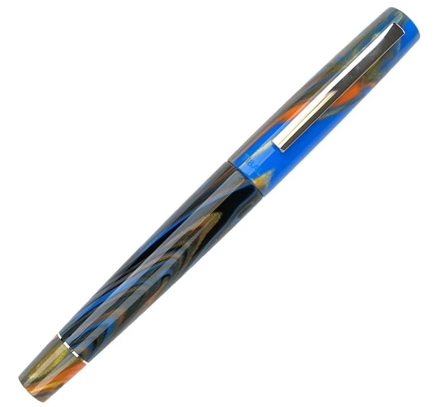 Tibaldi Infrangibile Peacock Blue Rollerball Pen 3 Tibaldi Infrangibile Peacock Blue Rollerball Pen