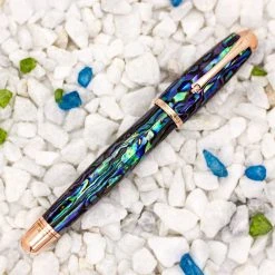 Monteverde Limited Edition Super Mega Abalone Fountain Pen, Rose Gold Trim -Noodlers Store 19ab997d 6671 5428 9794 1991d8ad350a