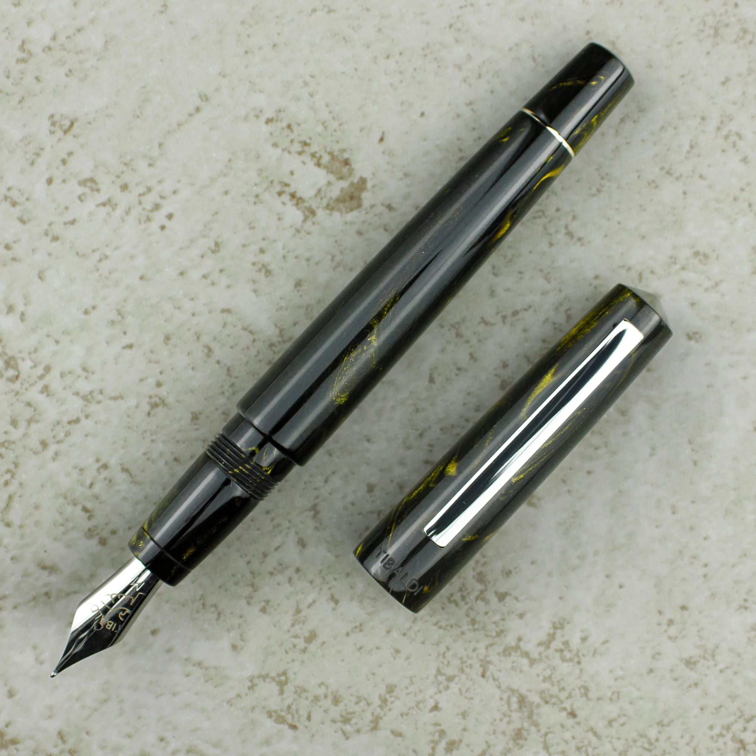 Tibaldi Infrangibile Fountain Pen, Black & Gold 3 Tibaldi Infrangibile Fountain Pen, Black & Gold
