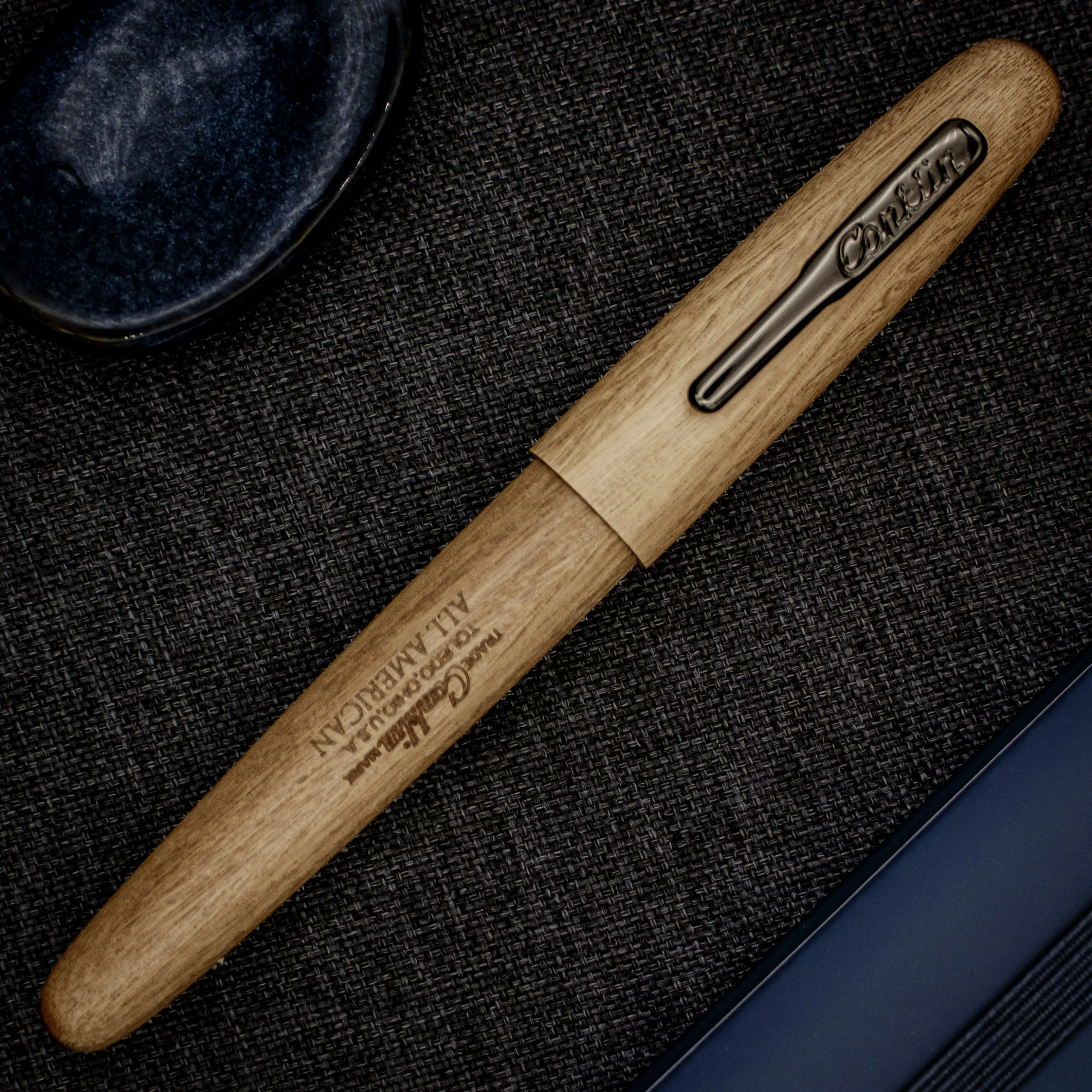 Conklin All American Pau-Preto Limited Edition Fountain Pen, Gunmetal Trim 4 Conklin All American Pau-Preto Limited Edition Fountain Pen, Gunmetal Trim - Image 2