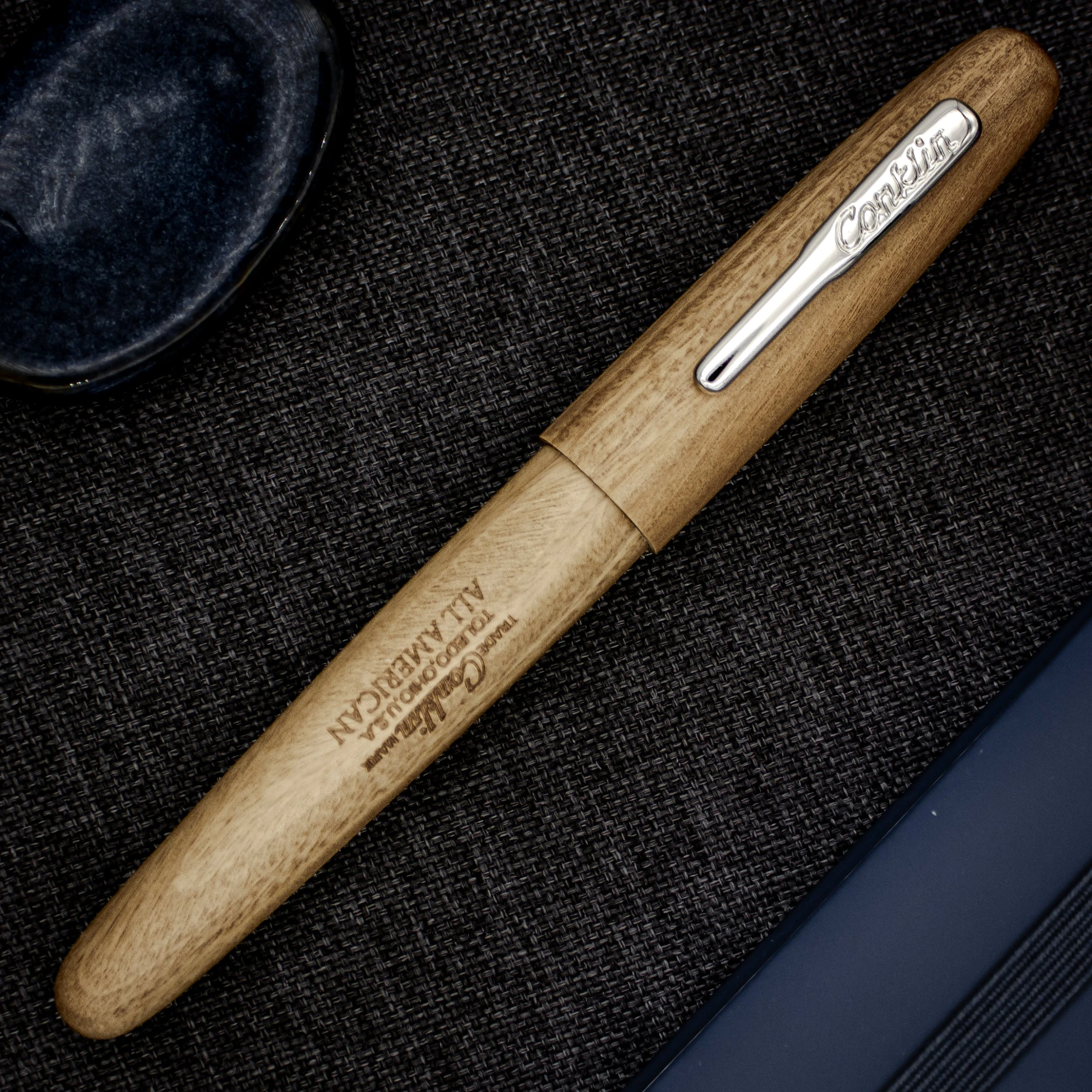 Conklin All American Pau-Preto Limited Edition Rollerball Pen, Chrome Trim 4 Conklin All American Pau-Preto Limited Edition Rollerball Pen, Chrome Trim - Image 2