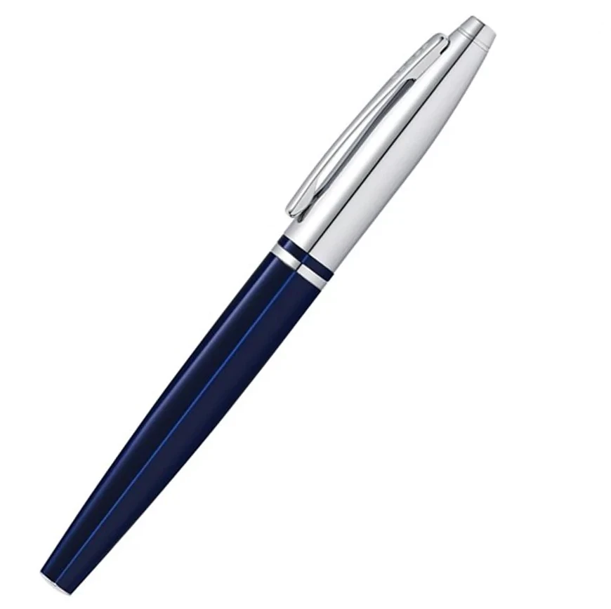 Cross® Cross Calais Rollerball Pen, Blue Lacquer & Chrome 4 Cross® Cross Calais Rollerball Pen, Blue Lacquer & Chrome - Image 2