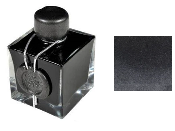 J Herbin 1670 Anniversary Fountain Pen Ink Bottle "Stormy Grey" 3 J Herbin 1670 Anniversary Fountain Pen Ink Bottle "Stormy Grey"