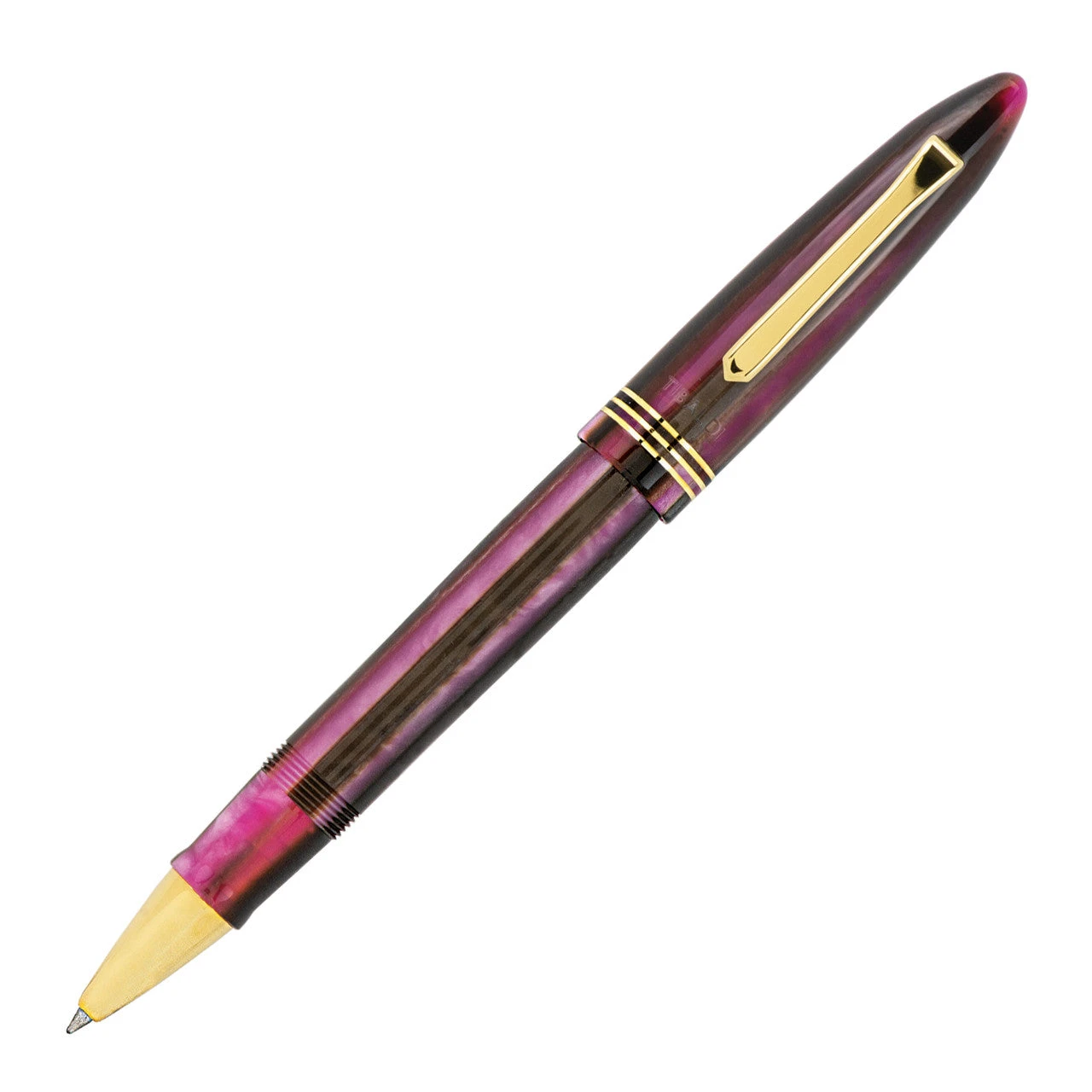 Tibaldi Bonania Zany Brown & Pink Rollerball Pen 5 Tibaldi Bonania Zany Brown & Pink Rollerball Pen - Image 3