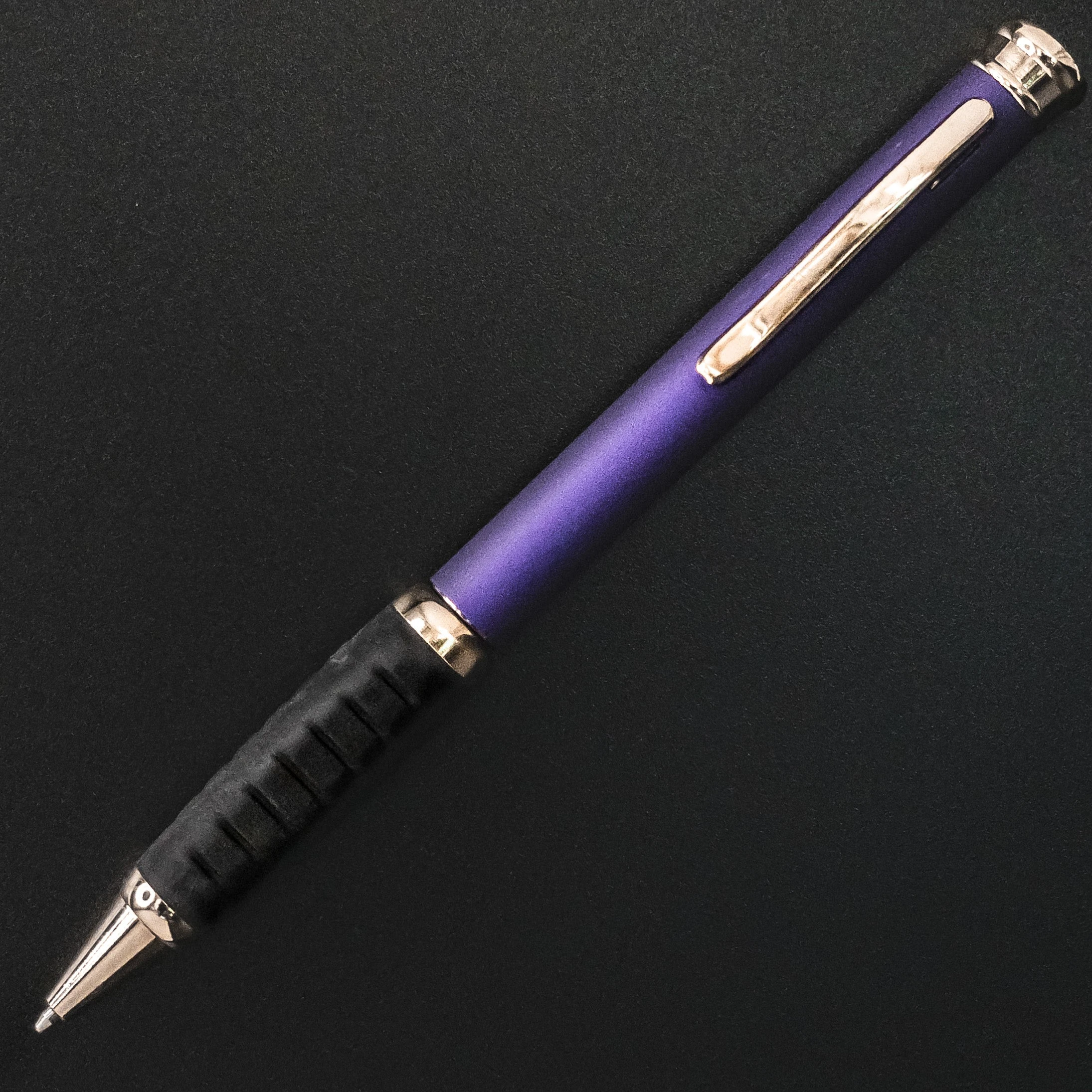 Pen Savings Executive Metal Ballpoint Pen, Purple & Gold 3 Pen Savings Executive Metal Ballpoint Pen, Purple & Gold