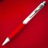 Pen Savings Executive Metal Ballpoint Pen, Pearl White & Red 1 Pen Savings Executive Metal Ballpoint Pen, Pearl White & Red -Noodlers Store 2redp