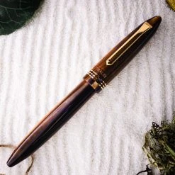Tibaldi Bononia Seilan Purple Resin Fountain Pen, Gold Trim -Noodlers Store 2tbfp2