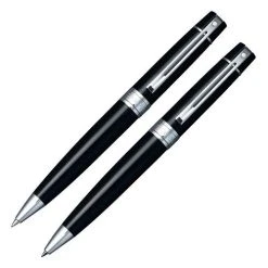 Sheaffer 300 Ballpoint Pen & .7mm Pencil Set - Black Lacquer
