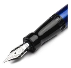 Pineider Full Metal Jacket Fountain Pen, Lightning Blue, 14K Gold Nib -Noodlers Store 312cfb13 16d5 50bb b02e 945f1963fdac 7aae6c5d de9d 4307 aa11 a7373fa80f96