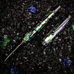 Monteverde Invincia Limited Edition Abalone Shell Rollerball Pen, Gunmetal Trim