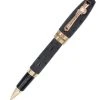 Montegrappa Fortuna Ruble Rollerball Pen, Black & Gold, Swarovski Crystals 2 Montegrappa Fortuna Ruble Rollerball Pen, Black & Gold, Swarovski Crystals -Noodlers Store 4021 3