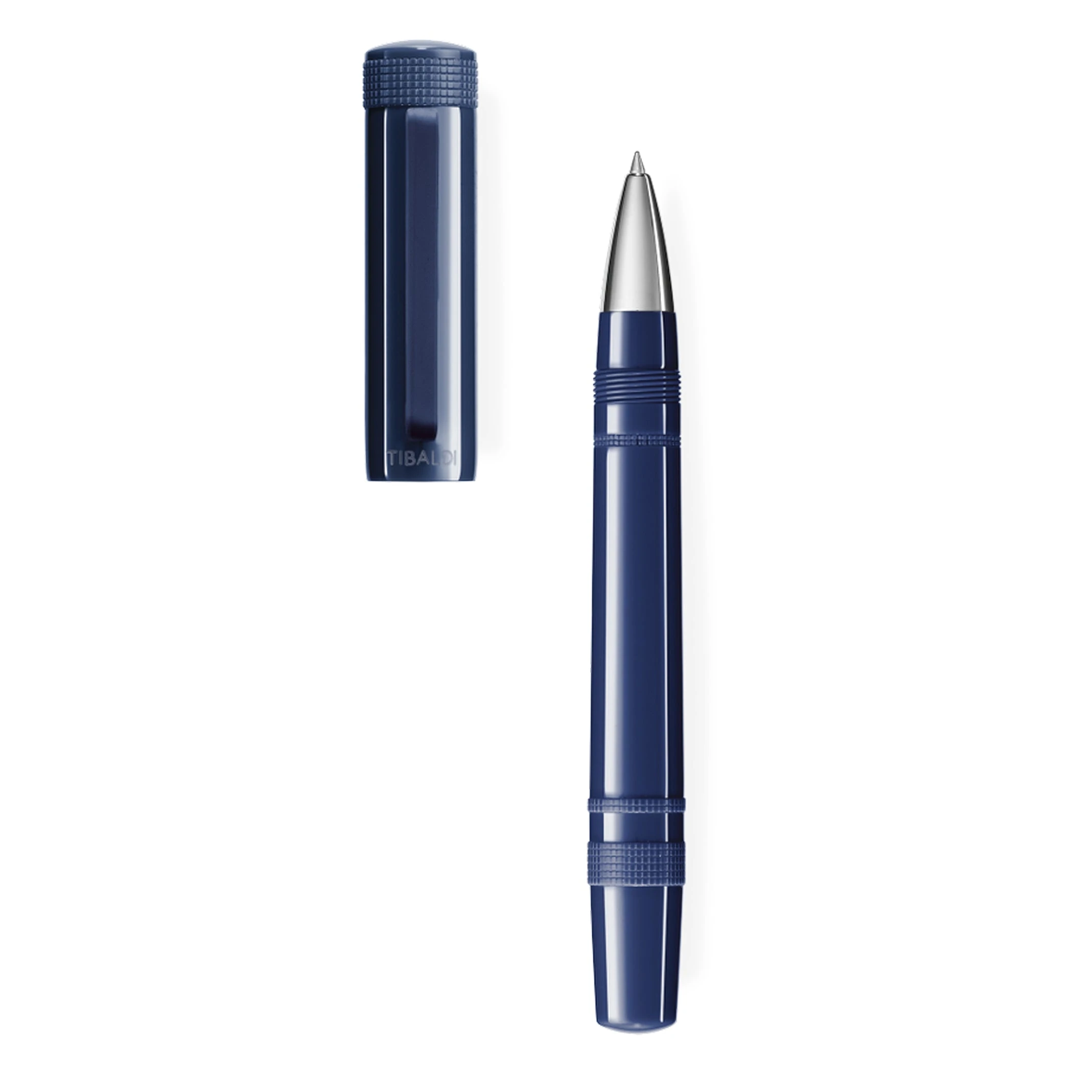 Tibaldi Perfecta Denim Rollerball Pen, Raw Denim Blue 3 Tibaldi Perfecta Denim Rollerball Pen, Raw Denim Blue
