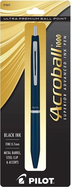 Pilot Acroball 1000 Ballpoint Pen, Navy Blue -Noodlers Store 42da62d9 376f 5003 8672 21c48a517654