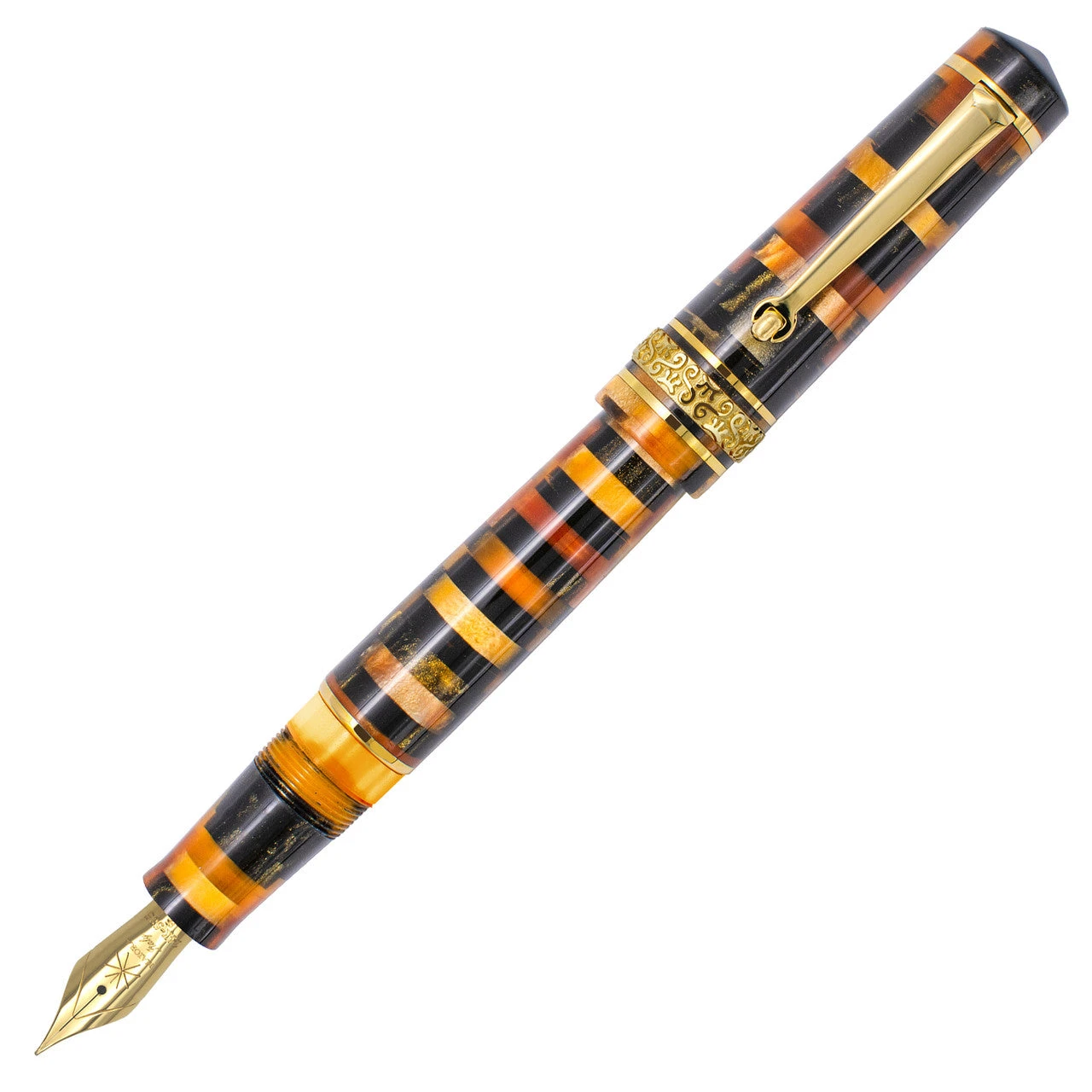 Maiora Alpha K Oroarancio Limited Edition Fountain Pen, 14K Nib 3 Maiora Alpha K Oroarancio Limited Edition Fountain Pen, 14K Nib