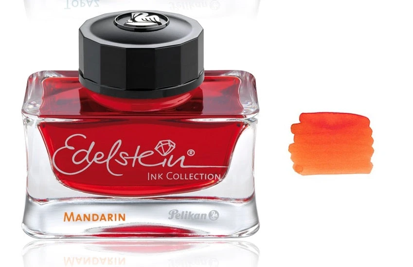 Pelikan Edelstein Fountain Pen Ink Bottle, 50ml, Mandarin Orange 3 Pelikan Edelstein Fountain Pen Ink Bottle, 50ml, Mandarin Orange