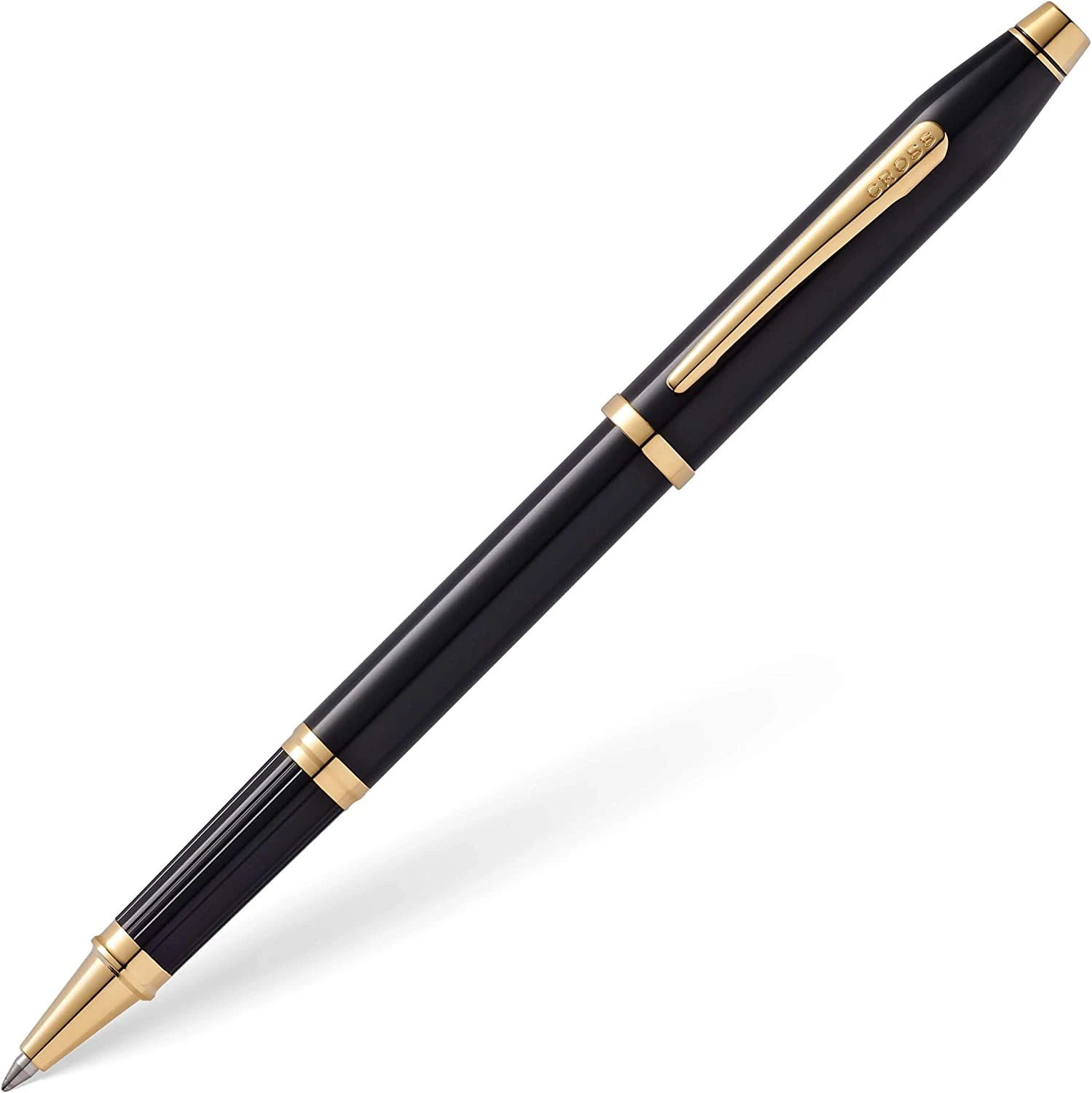 Cross® Cross Century II Rollerball Pen, Black Lacquer & Gold 3 Cross® Cross Century II Rollerball Pen, Black Lacquer & Gold