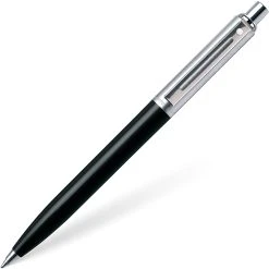 Sheaffer Sentinel Ballpoint Pen, Black & Chrome