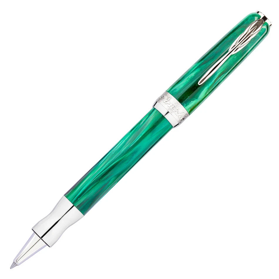 Pineider La Grande Bellezza Gemstone Rollerball Pen, Malachite Green 3 Pineider La Grande Bellezza Gemstone Rollerball Pen, Malachite Green