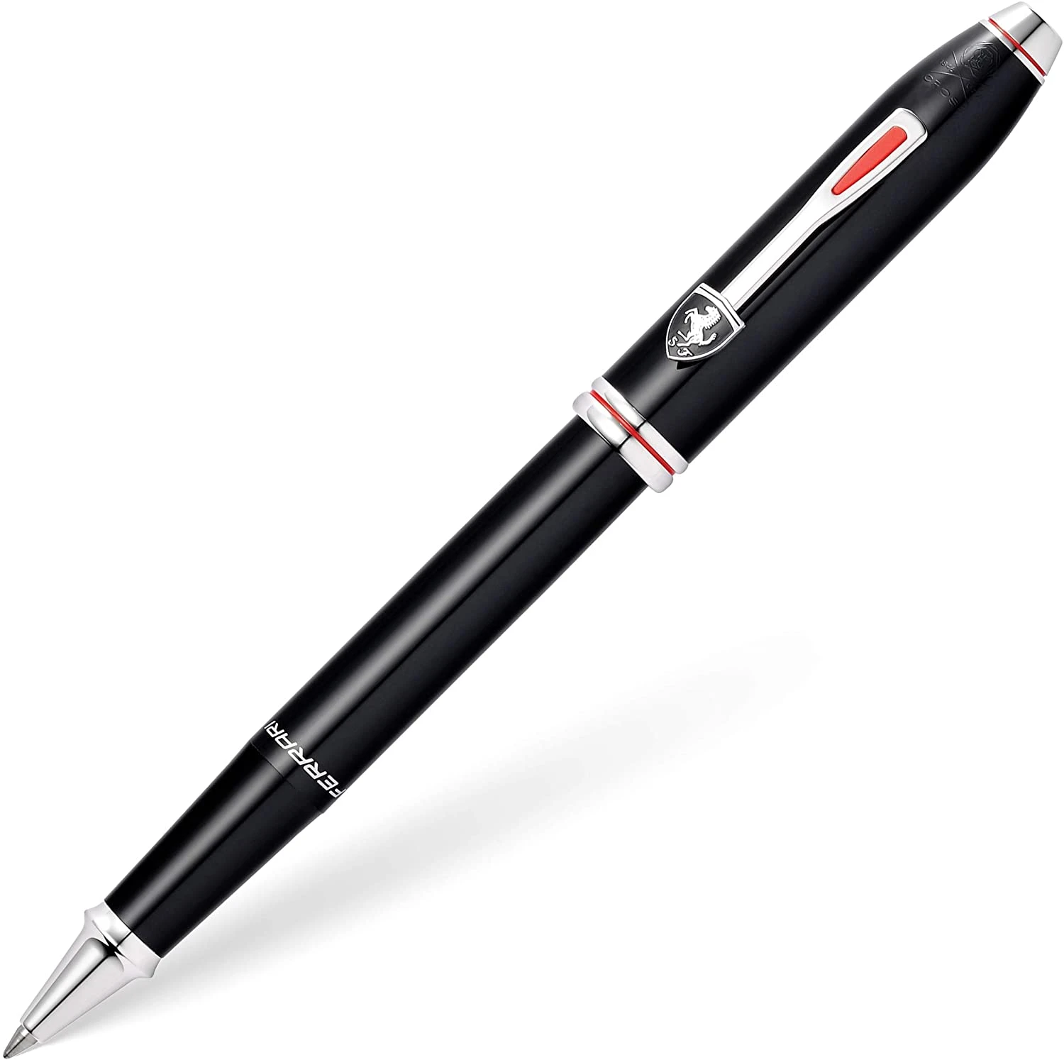 Cross® Cross Townsend Ferrari Rollerball Pen, Gloss Black & Chrome 3 Cross® Cross Townsend Ferrari Rollerball Pen, Gloss Black & Chrome