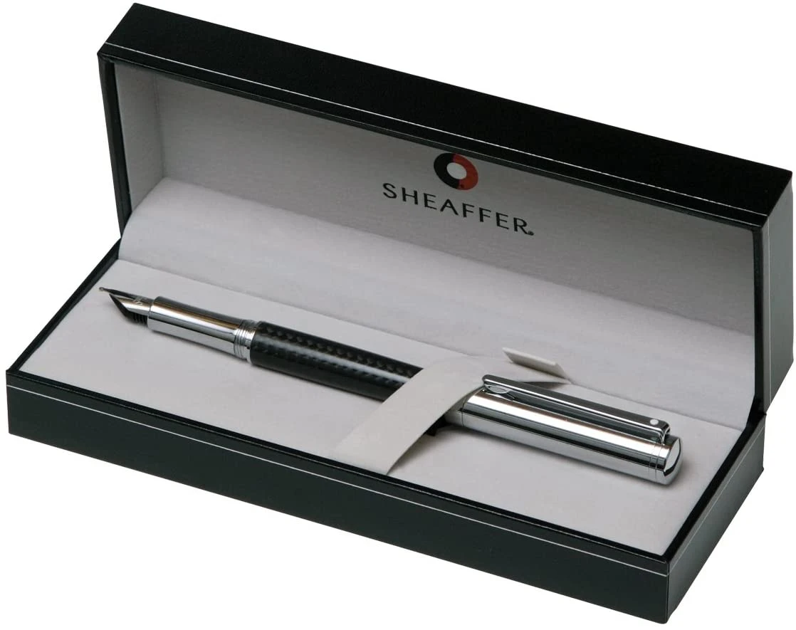 Sheaffer Intensity Fountain Pen, Carbon Fiber & Chrome, Medium Nib 4 Sheaffer Intensity Fountain Pen, Carbon Fiber & Chrome, Medium Nib - Image 2