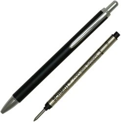Schmidt Capless Rollerball Pen, Matte Black