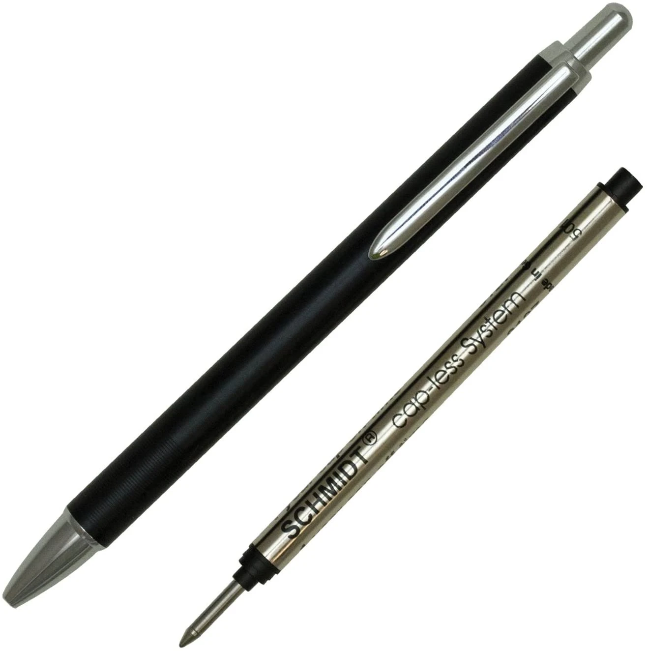 Schmidt Capless Rollerball Pen, Matte Black 3 Schmidt Capless Rollerball Pen, Matte Black