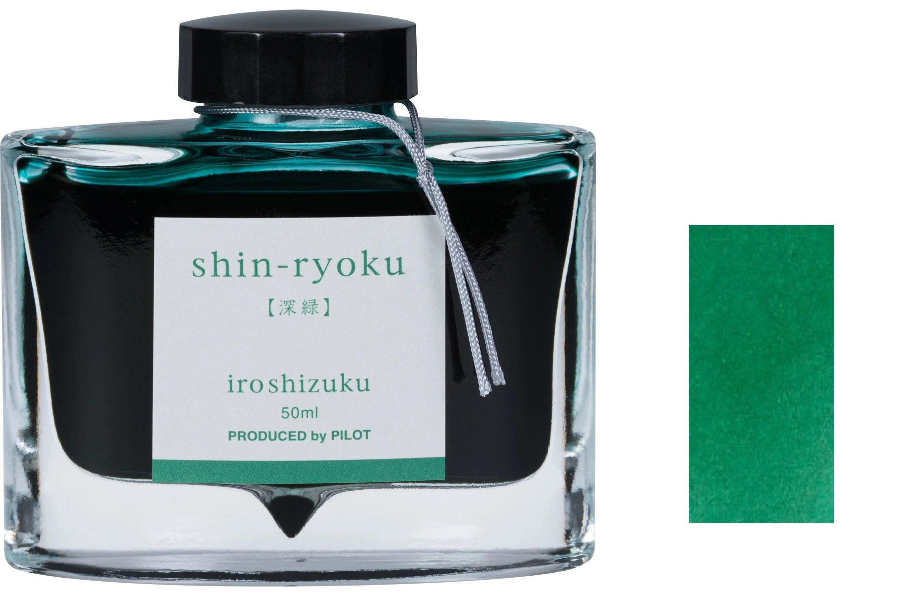 Pilot Iroshizuku Fountain Pen Ink Bottle, 50ml, Shin-ryoku 3 Pilot Iroshizuku Fountain Pen Ink Bottle, 50ml, Shin-ryoku