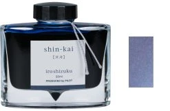 Pilot Iroshizuku Fountain Pen Ink Bottle, 50ml, Shin-kai