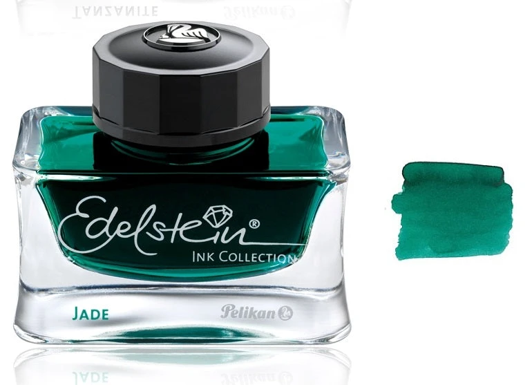 Pelikan Edelstein Fountain Pen Ink Bottle, 50ml, Jade 3 Pelikan Edelstein Fountain Pen Ink Bottle, 50ml, Jade