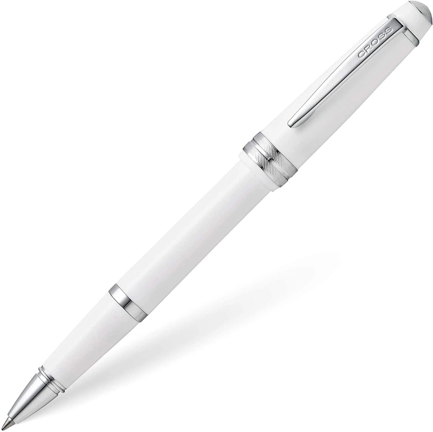 Cross® Cross Bailey Light Rollerball Pen, Polished White & Chrome 2 Cross® Cross Bailey Light Rollerball Pen, Polished White & Chrome