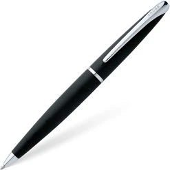 Cross® Cross ATX Ballpoint Pen & Leather Pouch, Basalt Black -Noodlers Store 71ATS5rH1iL. AC SL1500