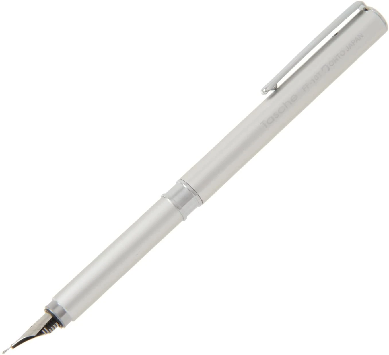Ohto Tasche Pocket Fountain Pen, Silver 4 Ohto Tasche Pocket Fountain Pen, Silver - Image 2