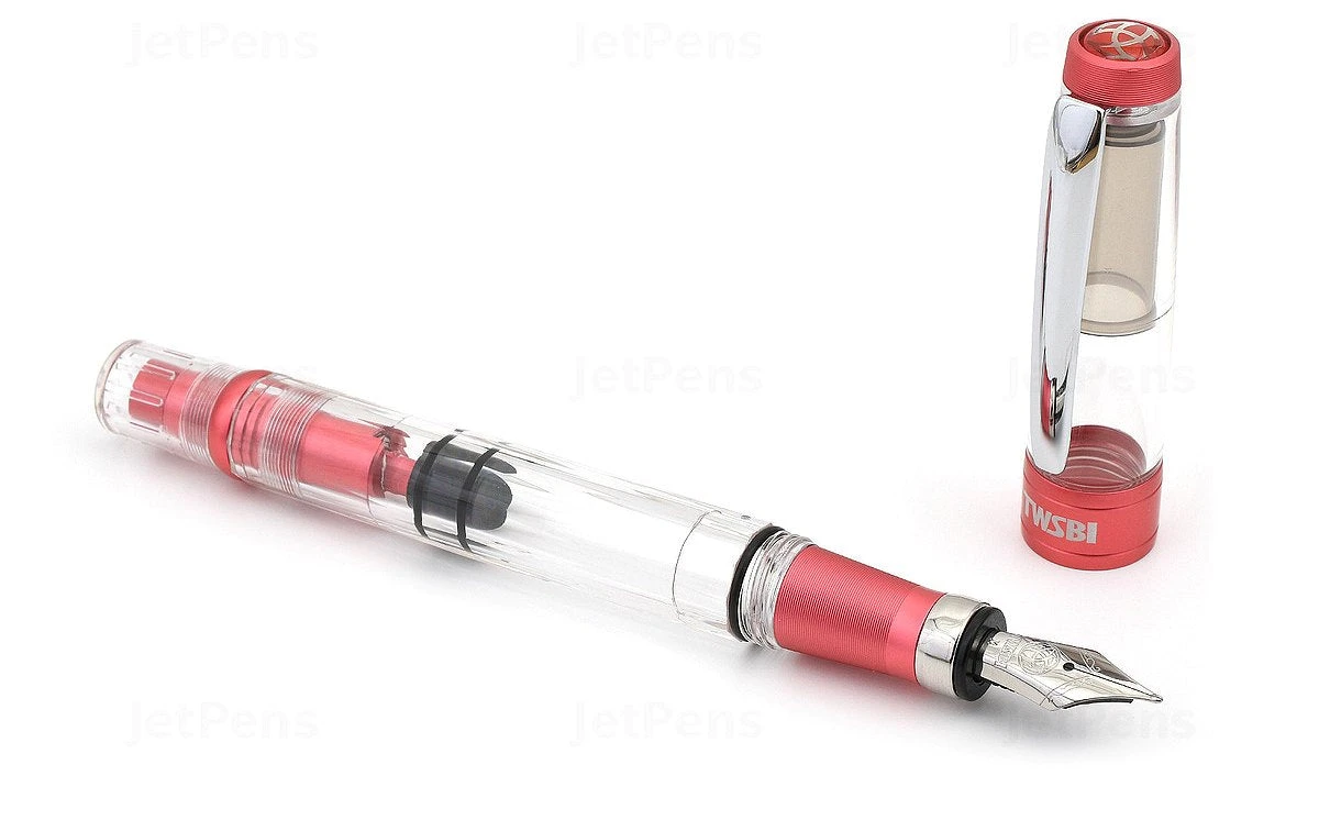 TWSBI Diamond 580 AL Punch Pink Fountain Pen 3 TWSBI Diamond 580 AL Punch Pink Fountain Pen