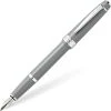 Cross® Cross Bailey Light Fountain Pen, Polished Grey Resin -Noodlers Store 71w5 l1NdQL. AC SL1500
