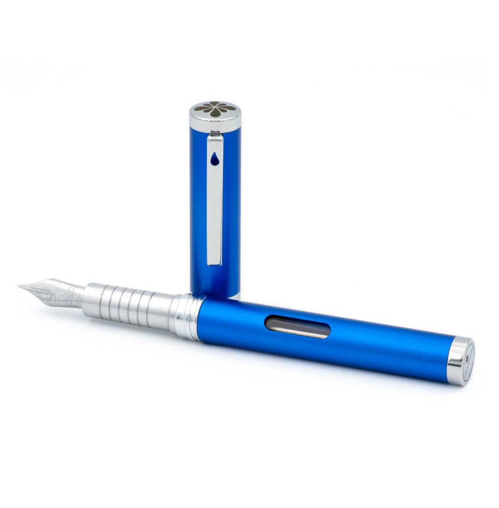 Diplomat Nexus Fountain Pen, Blue & Chrome 3 Diplomat Nexus Fountain Pen, Blue & Chrome