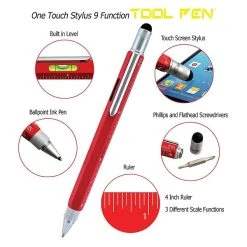 Monteverde 9 In 1 One Touch Tool Ballpoint Pen & Stylus, Red 5 Monteverde 9 In 1 One Touch Tool Ballpoint Pen & Stylus, Red -Noodlers Store 811xNPpM gL. SL1500 9518199e ba0e 4d3f 80fa 4bef3f9596e6