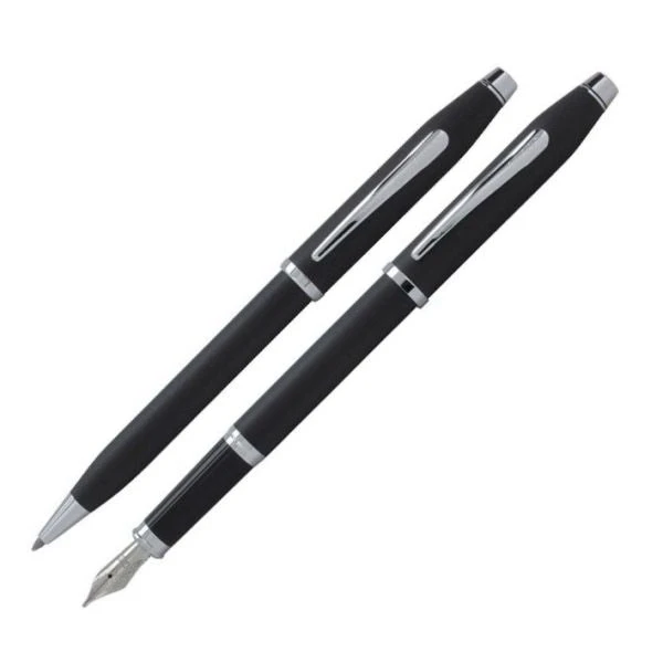 Cross® Cross Century II Fountain & Ballpoint Pen Set, Smooth Touch Black 3 Cross® Cross Century II Fountain & Ballpoint Pen Set, Smooth Touch Black