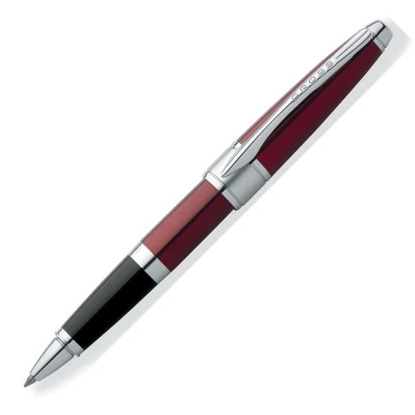 Cross® Cross Apogee Rollerball Pen, Titan Red Lacquer, New, #AT0125-3 3 Cross® Cross Apogee Rollerball Pen, Titan Red Lacquer, New, #AT0125-3