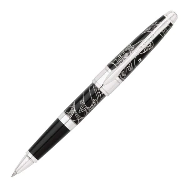 Cross® Cross 2013 Year Of The Snake Rollerball Pen, China Black & Chrome 3 Cross® Cross 2013 Year Of The Snake Rollerball Pen, China Black & Chrome