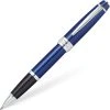 Cross® Cross Bailey Rollerball Pen, Blue Lacquer & Chrome -Noodlers Store 976c0967 387a 5dac 94ca 27350c168443