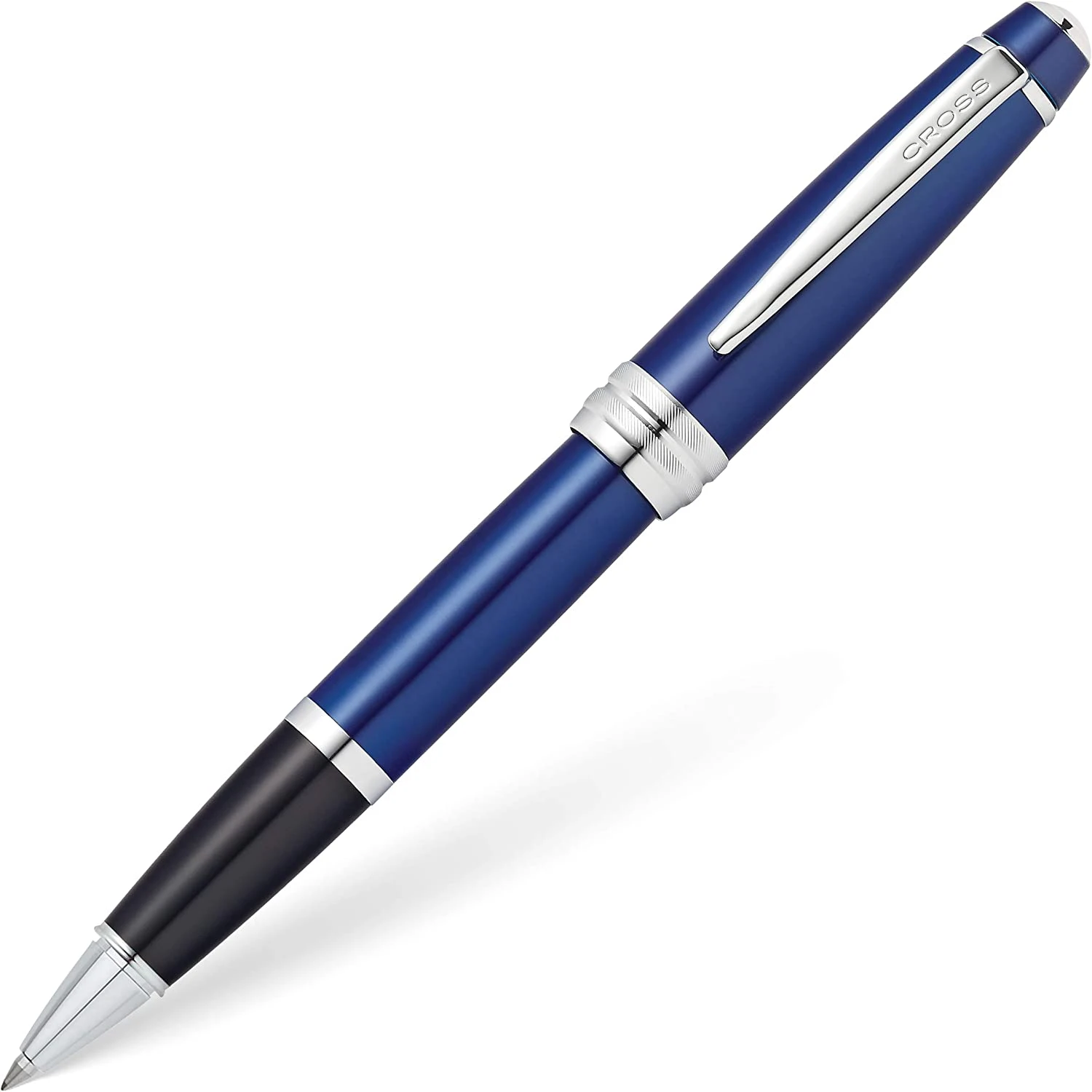 Cross® Cross Bailey Rollerball Pen, Blue Lacquer & Chrome 3 Cross® Cross Bailey Rollerball Pen, Blue Lacquer & Chrome