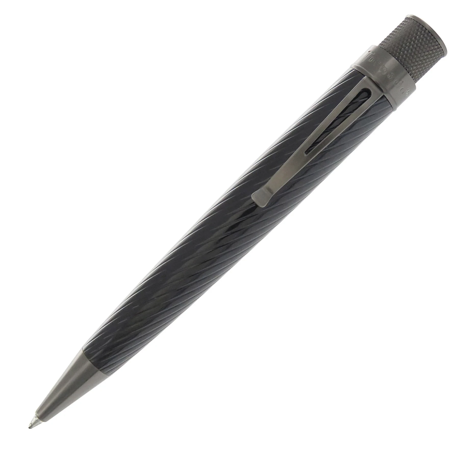 Retro 51 Tornado Big Shot Rollerball Pen, Brixton Black 3 Retro 51 Tornado Big Shot Rollerball Pen, Brixton Black