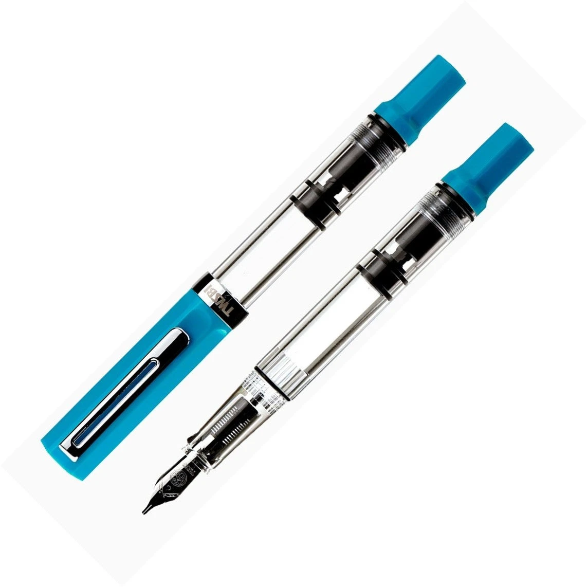 TWSBI ECO Cerulean Blue Fountain Pen 3 TWSBI ECO Cerulean Blue Fountain Pen