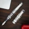 Stipula Etruria Rainbow Limited Edition Fountain Pen, Clear -Noodlers Store 9d155b63 5195 5808 a763 4cb1c98488e8