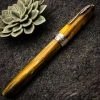 Pineider La Grande Bellezza Gemstone Rollerball Pen, Tigers Yellow 2 Pineider La Grande Bellezza Gemstone Rollerball Pen, Tigers Yellow -Noodlers Store APC 1325