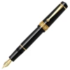 Maiora Alpha Nera Fountain Pen, Black & Gold -Noodlers Store Alpha