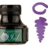Monteverde 90ml Gemstone Fountain Pen Ink Bottle, Amethyst -Noodlers Store Amethyst