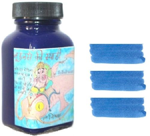 Noodlers Fountain Pen Ink Bottle - Upper Ganges Blue 3 Noodlers Fountain Pen Ink Bottle - Upper Ganges Blue