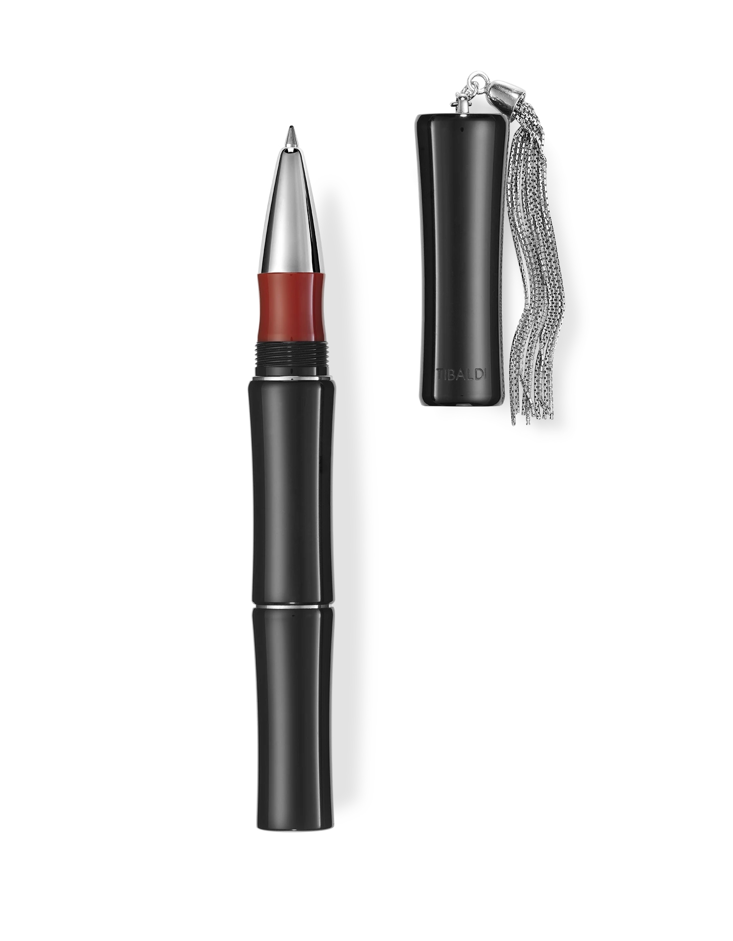 Tibaldi Bamboo Rich Black Resin Rollerball Pen 3 Tibaldi Bamboo Rich Black Resin Rollerball Pen